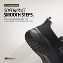 Flexcush Men Walking Shoes - Black