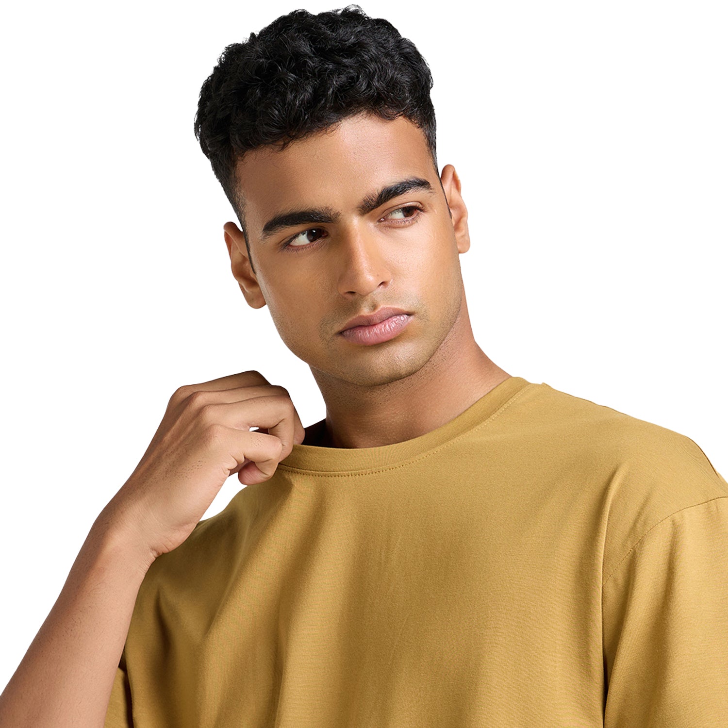 Mens Oversized T-Shirt - Brown