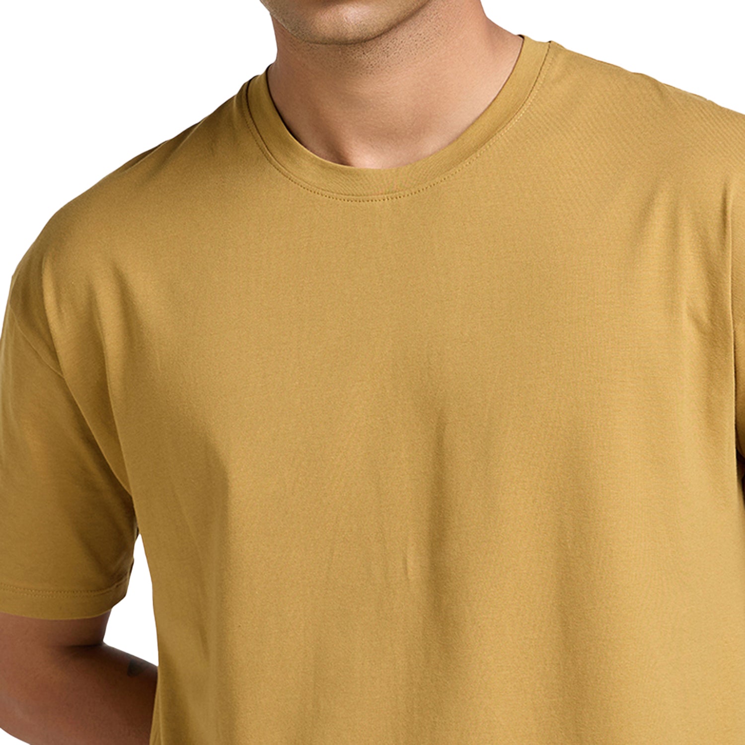 Mens Oversized T-Shirt - Brown