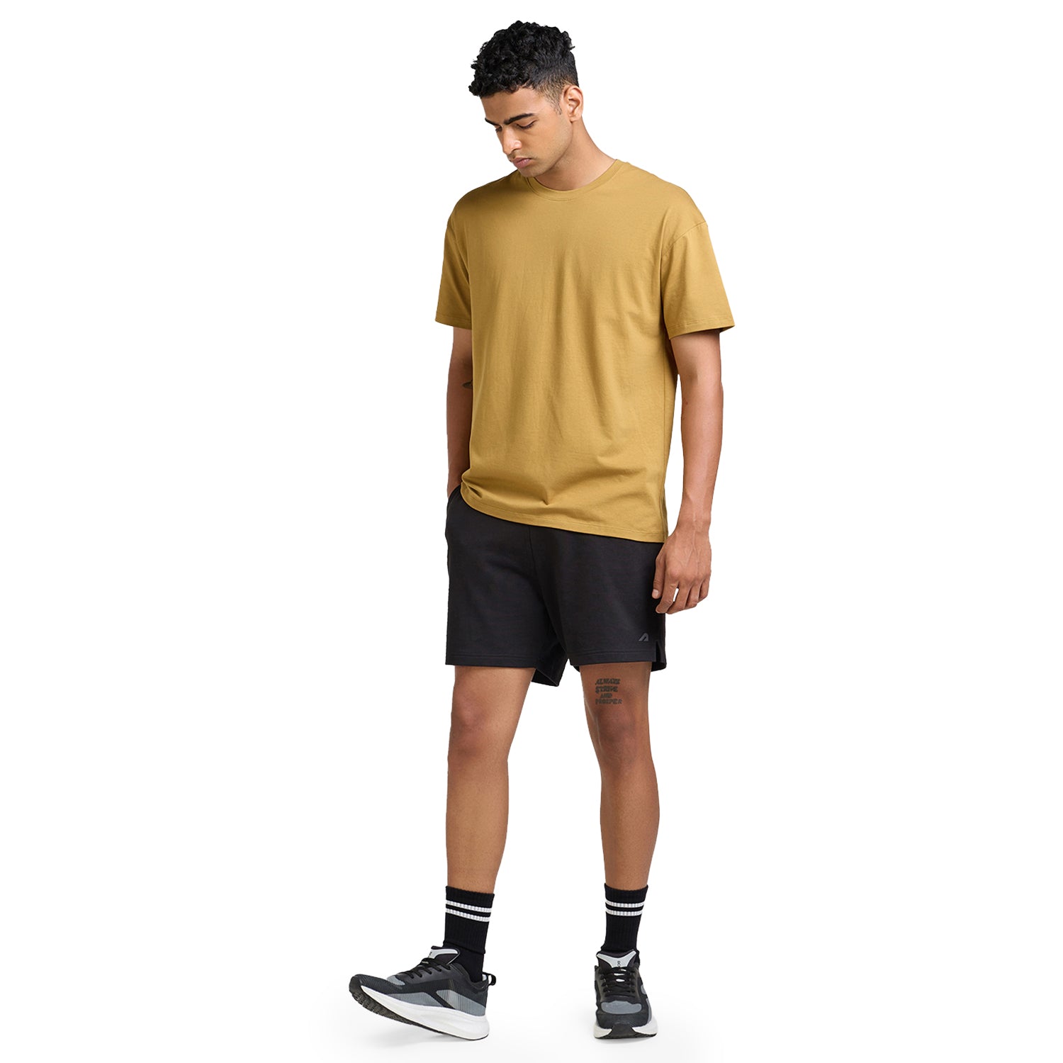 Mens Oversized T-Shirt - Brown