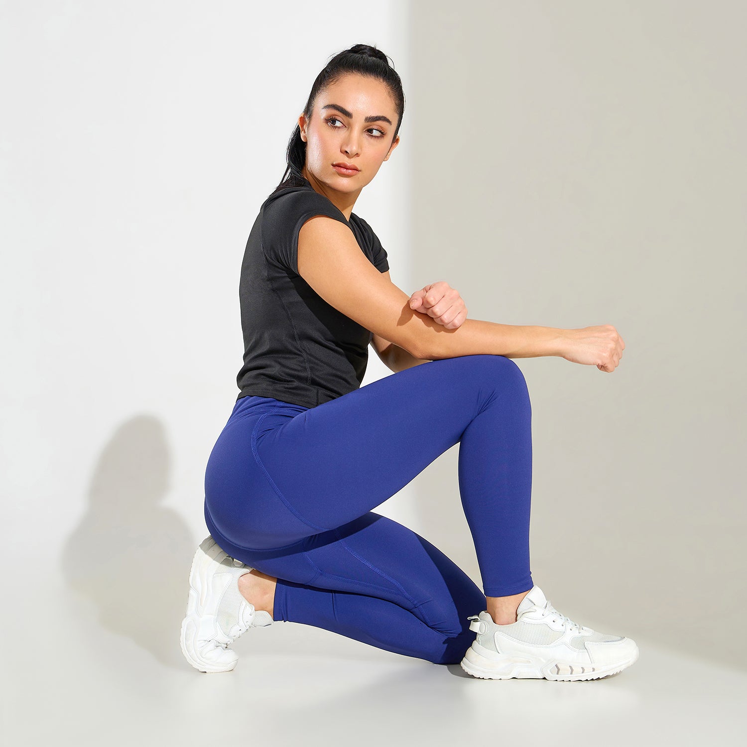 Limitless Womens Leggings - Navy
