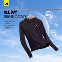 Womens Running Jacket - Black