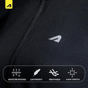 Womens Running Jacket - Black