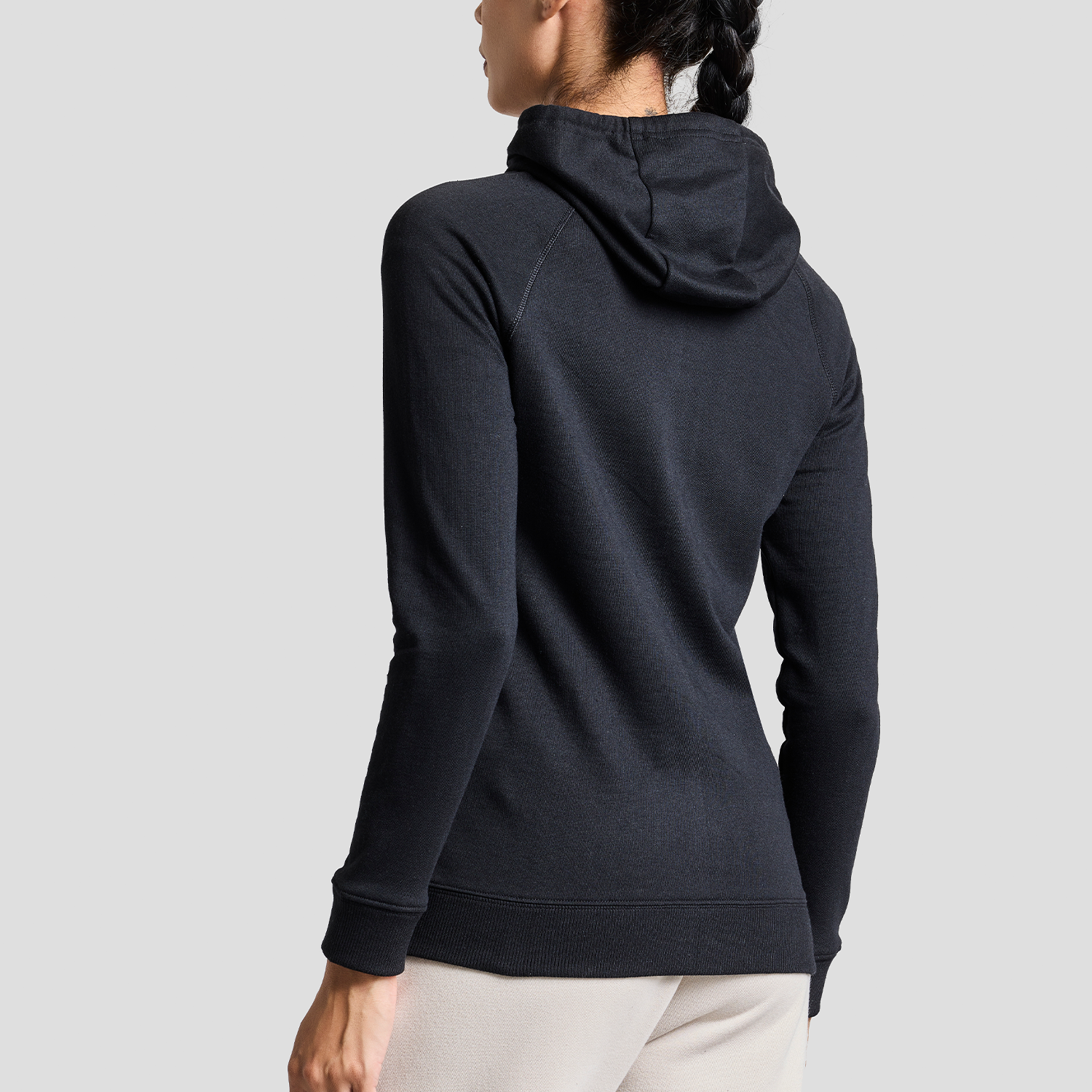 AeroFleece Womens Full Zipper Jacket - Black