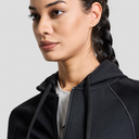 AeroFleece Womens Full Zipper Jacket - Black