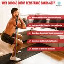 Resistance Tube with Foam Handles