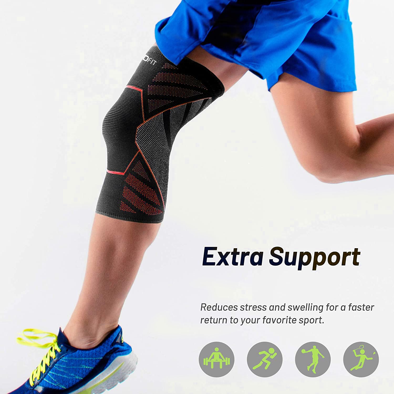 Knee Support Cap - Pair of 1