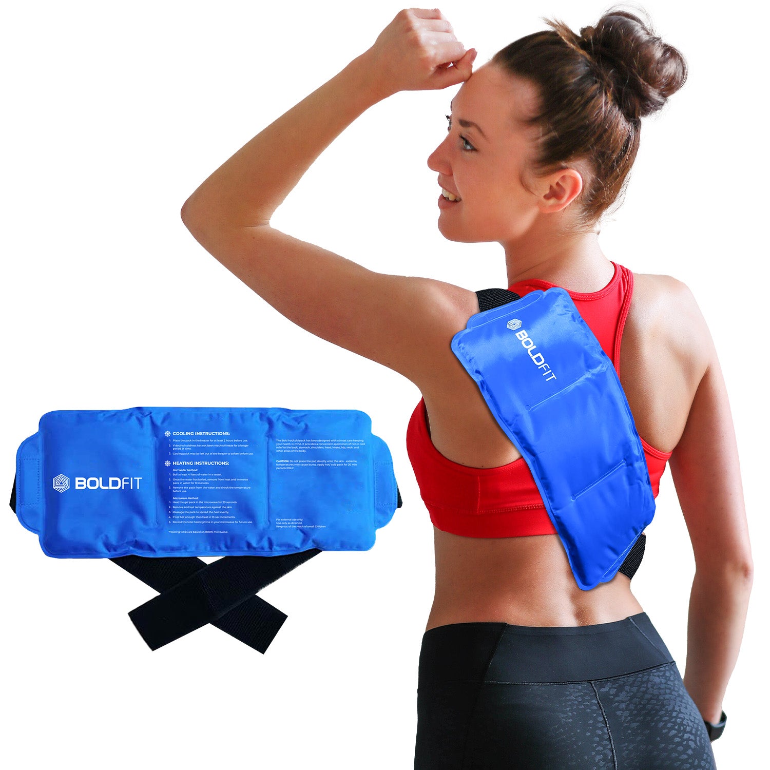 Hot and Cold Ice Pack with Adjustable Strap