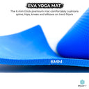 Boldfit Yoga mat for Women and Men with Carry Strap