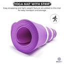 Boldfit Yoga mat for Women and Men with Carry Strap