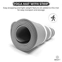 Boldfit Yoga mat for Women and Men with Carry Strap