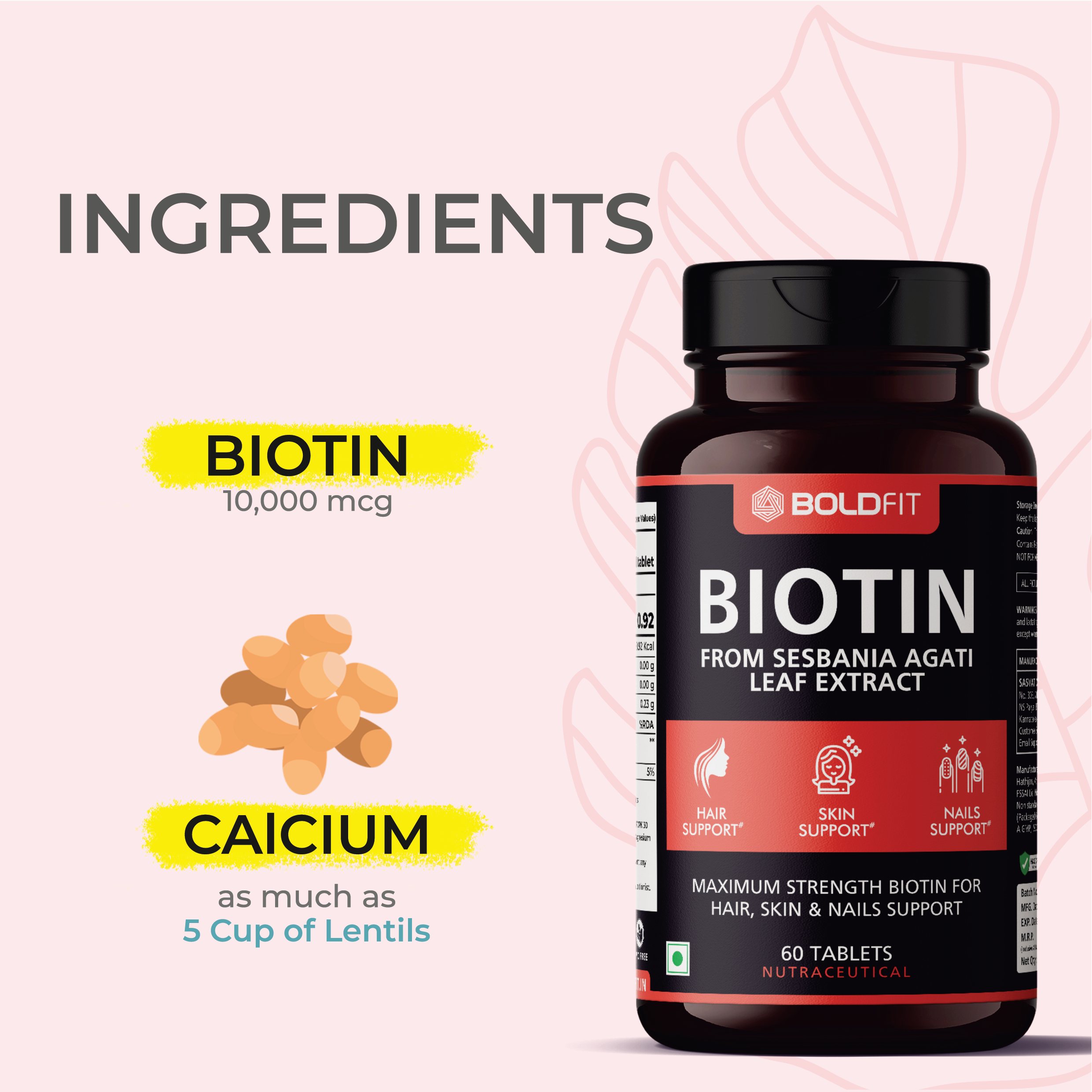 Biotin 10000mcg Tablets