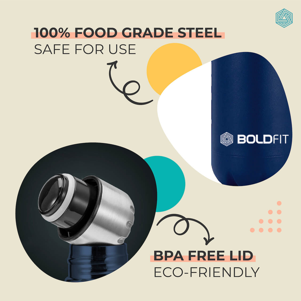 Ranger Stainless Steel Water Bottle - 1L