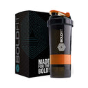 Gym Spider Shaker Bottle 500ml with Extra Compartment