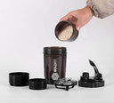 Gym Spider Shaker Bottle 500ml with Extra Compartment