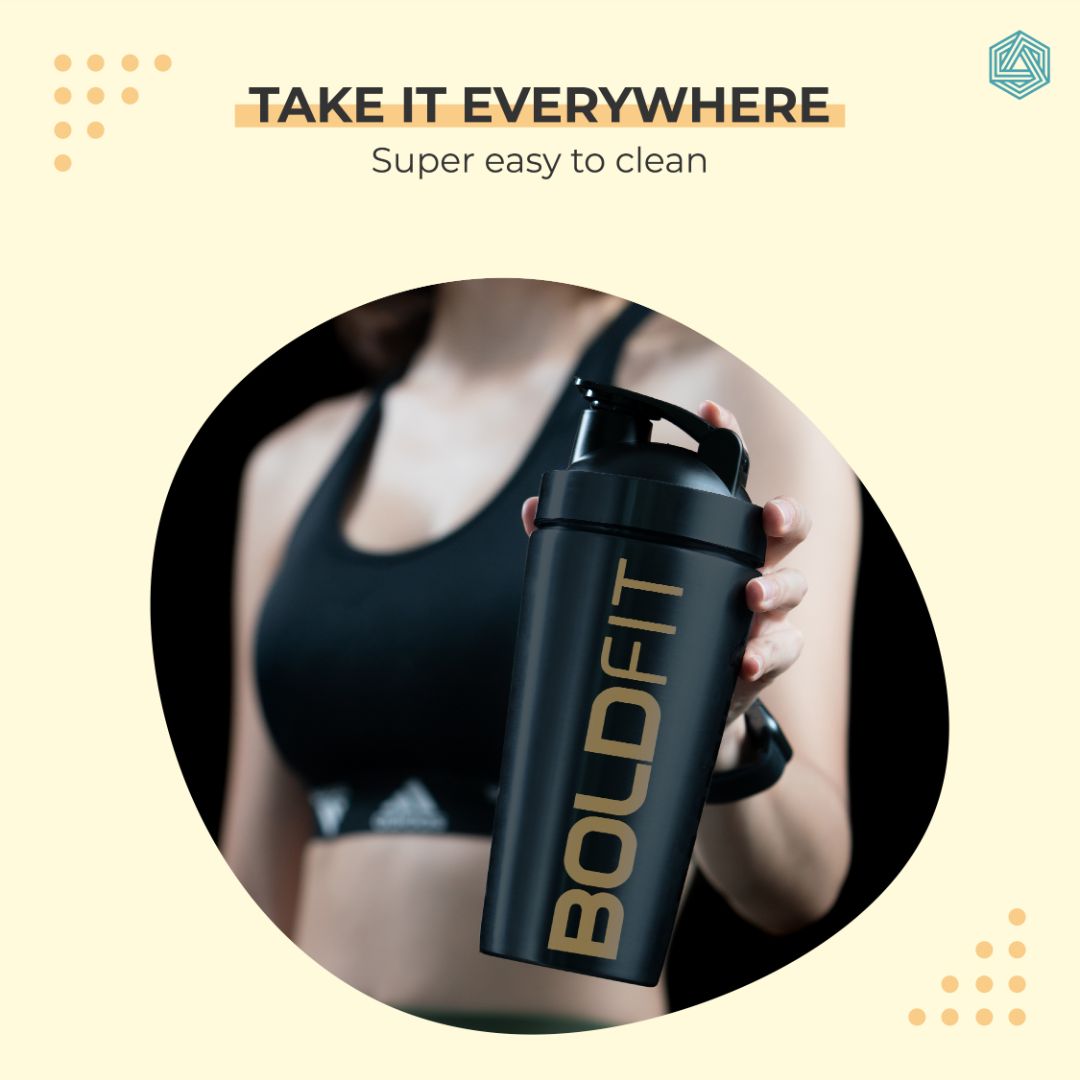 Steel Shaker Bottles for Gym 700ml