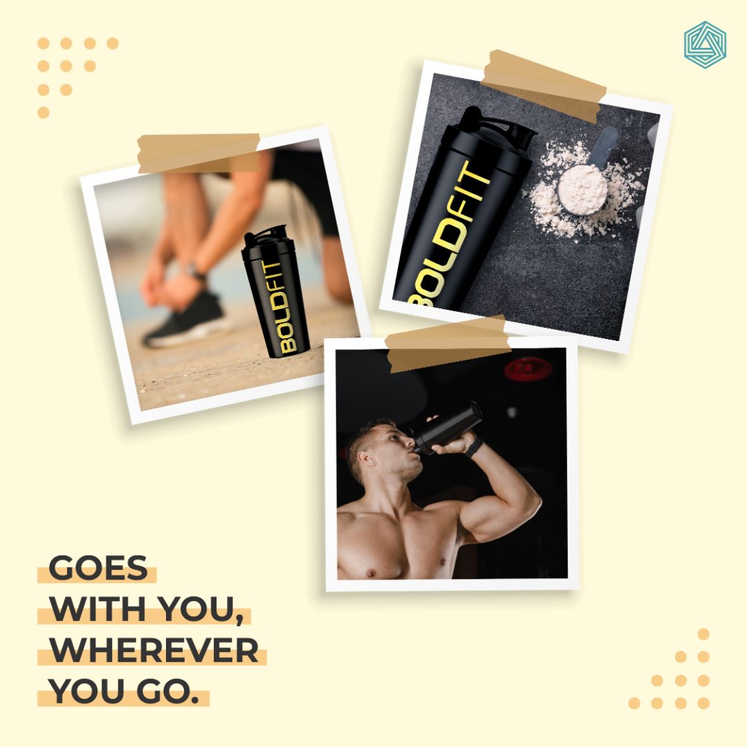 Steel Shaker Bottles for Gym 700ml