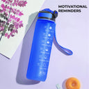 Aqua Motivational Bottle Blue - 1L